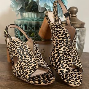 Chunky Fur open toe heel